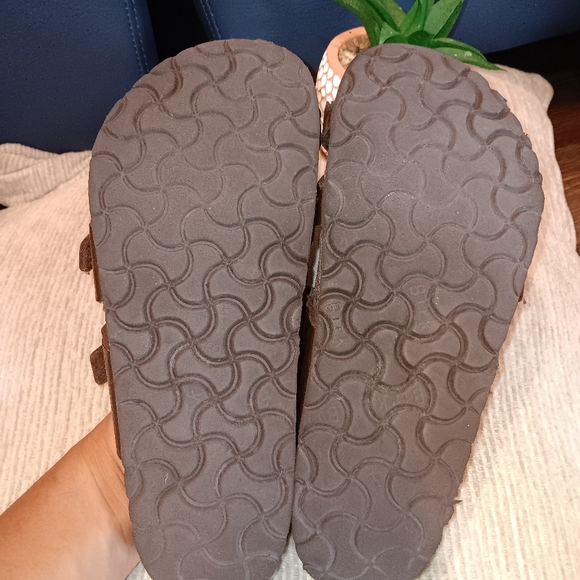 Birkenstock Mayari Sandal Brown Mocha Leather Straps Ladies 6 EU 37 - Picture 2 of 4